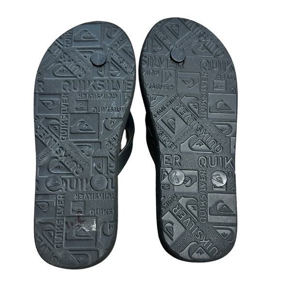 Quiksilver Boys Flip Flops Size 2/3 - Picture 3 of 3
